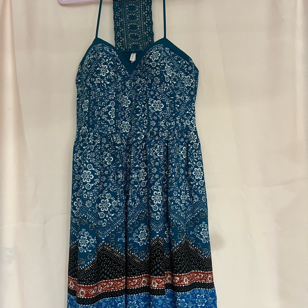Xhilaration Teal Smocked Top